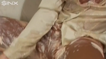 Hottie Gets Wet And Messy In Satin Screencap 20 on sinx.preview.netperv.com