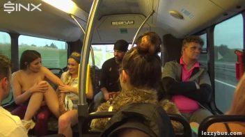 Tattooed Lesbians Fingering Fun On The Bus Screencap 23 on sinx.preview.netperv.com