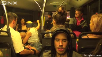 Tattooed Lesbians Fingering Fun On The Bus Screencap 31 on sinx.preview.netperv.com