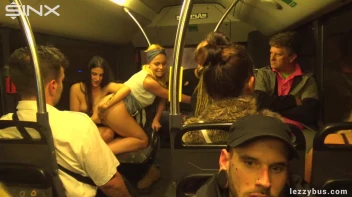 Tattooed Lesbians Fingering Fun On The Bus Screencap 43 on sinx.preview.netperv.com