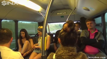 Tattooed Lesbians Fingering Fun On The Bus Screencap 51 on sinx.preview.netperv.com