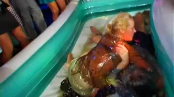 Mega Oil Fight Covers Chicks Head To Toe Screencap 11 on sinx.preview.netperv.com