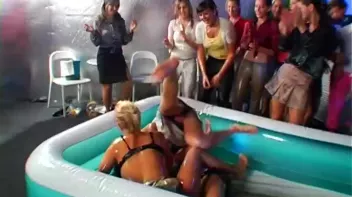 Mega Oil Fight Covers Chicks Head To Toe Screencap 21 on sinx.preview.netperv.com