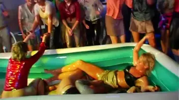Mega Oil Fight Covers Chicks Head To Toe Screencap 31 on sinx.preview.netperv.com