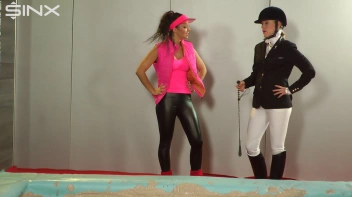 Bitchy Rider Gets Covered In Mud During Wrestling Screencap 7 on sinx.preview.netperv.com