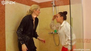 Wet And Messy Catfight Ends In Ripped Clothes Screencap 21 on sinx.preview.netperv.com