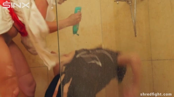 Wet And Messy Catfight Ends In Ripped Clothes Screencap 67 on sinx.preview.netperv.com