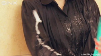 Wet And Messy Catfight Ends In Ripped Clothes Screencap 11 on sinx.preview.netperv.com