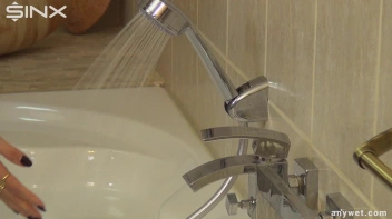 Stroking Her Kitty Clean In The Shower Screencap 1 on sinx.preview.netperv.com