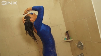 Fully Clothed Brunette Lathers Up In The Shower Screencap 10 on sinx.preview.netperv.com