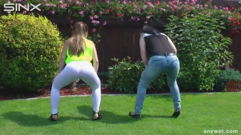 Cute Babes Get Soaked During Exercise - Cam 1 Screencap 11 on sinx.preview.netperv.com