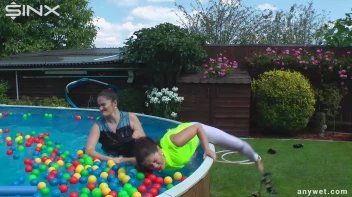 Cute Babes Get Soaked During Exercise - Cam 1 Screencap 22 on sinx.preview.netperv.com