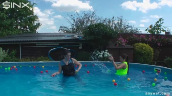 Cute Babes Get Soaked During Exercise - Cam 1 Screencap 23 on sinx.preview.netperv.com