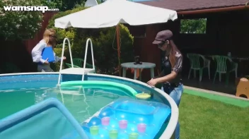 Pool Duties Lead To Wet Beauties! Screencap 10 on sinx.preview.netperv.com