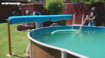 Pool Duties Lead To Wet Beauties! Screencap 36 on sinx.preview.netperv.com