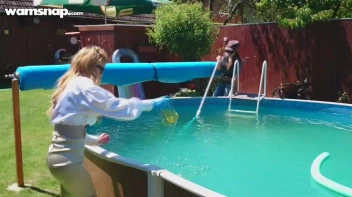 Pool Duties Lead To Wet Beauties! Screencap 38 on sinx.preview.netperv.com