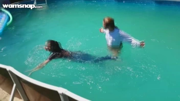 Pool Duties Lead To Wet Beauties! Screencap 65 on sinx.preview.netperv.com