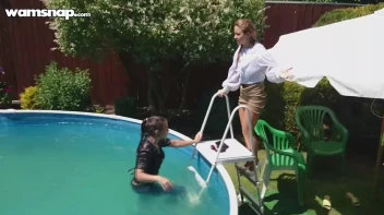 Pool Duties Lead To Wet Beauties! Screencap 68 on sinx.preview.netperv.com