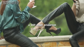 Gagged & Anal Gaping Leather Fiends Rip Shiny Clothes Like True Hos! Screencap 1 on sinx.preview.netperv.com