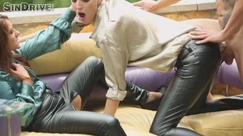 Gagged & Anal Gaping Leather Fiends Rip Shiny Clothes Like True Hos! Screencap 49 on sinx.preview.netperv.com