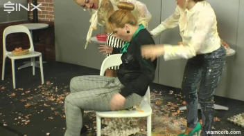 Lady boss is a mess after being egged Screencap 3 on sinx.preview.netperv.com