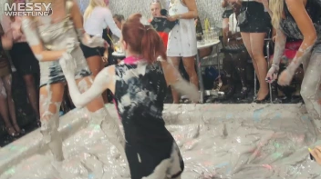Messy Wrestling: Blonde vs. Redhead Free For All! Which One Will Settle The Slop Score Once & For All!? Screencap 7 on sinx.preview.netperv.com