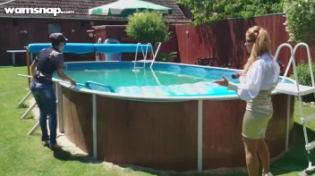 Pool Duties Lead To Wet Beauties! Screencap 15 on sinx.preview.netperv.com