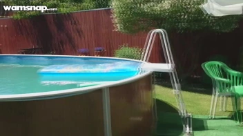 Pool Duties Lead To Wet Beauties! Screencap 17 on sinx.preview.netperv.com