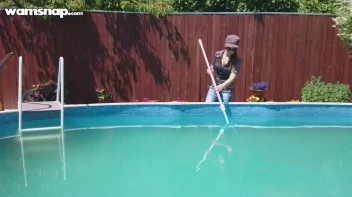 Pool Duties Lead To Wet Beauties! Screencap 2 on sinx.preview.netperv.com