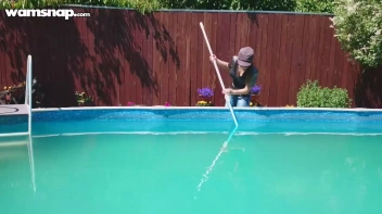 Pool Duties Lead To Wet Beauties! Screencap 3 on sinx.preview.netperv.com