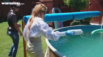 Pool Duties Lead To Wet Beauties! Screencap 34 on sinx.preview.netperv.com