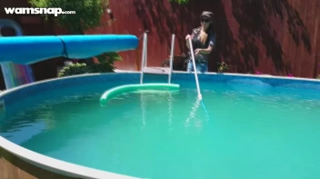 Pool Duties Lead To Wet Beauties! Screencap 35 on sinx.preview.netperv.com