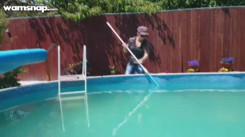 Pool Duties Lead To Wet Beauties! Screencap 4 on sinx.preview.netperv.com