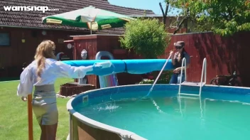 Pool Duties Lead To Wet Beauties! Screencap 42 on sinx.preview.netperv.com