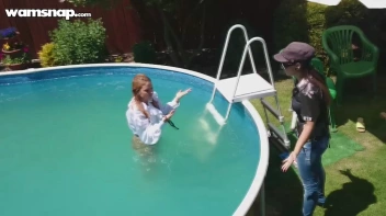 Pool Duties Lead To Wet Beauties! Screencap 60 on sinx.preview.netperv.com