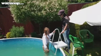 Pool Duties Lead To Wet Beauties! Screencap 62 on sinx.preview.netperv.com