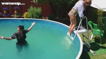 Pool Duties Lead To Wet Beauties! Screencap 67 on sinx.preview.netperv.com