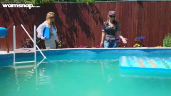 Pool Duties Lead To Wet Beauties! Screencap 7 on sinx.preview.netperv.com