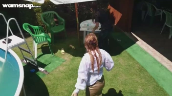 Pool Duties Lead To Wet Beauties! Screencap 70 on sinx.preview.netperv.com