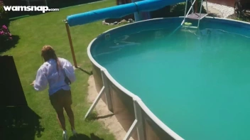 Pool Duties Lead To Wet Beauties! Screencap 73 on sinx.preview.netperv.com