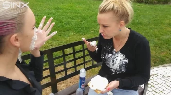 Wet And Messy Creamy Waffle Fun Screencap 23 on sinx.preview.netperv.com