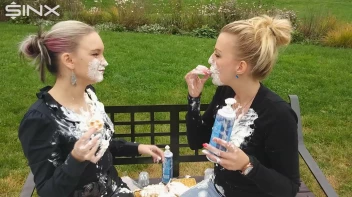 Wet And Messy Creamy Waffle Fun Screencap 53 on sinx.preview.netperv.com