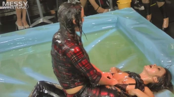Messy Wrestling: Dirty Up Some Denim And Rip Shirts Through To The Tits! Screencap 37 on sinx.preview.netperv.com