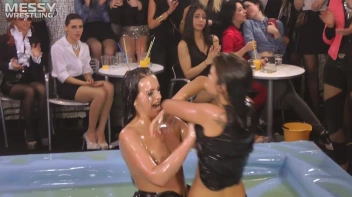Messy Wrestling: Dirty Up Some Denim And Rip Shirts Through To The Tits! Screencap 40 on sinx.preview.netperv.com