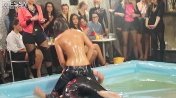 Messy Wrestling: Dirty Up Some Denim And Rip Shirts Through To The Tits! Screencap 56 on sinx.preview.netperv.com