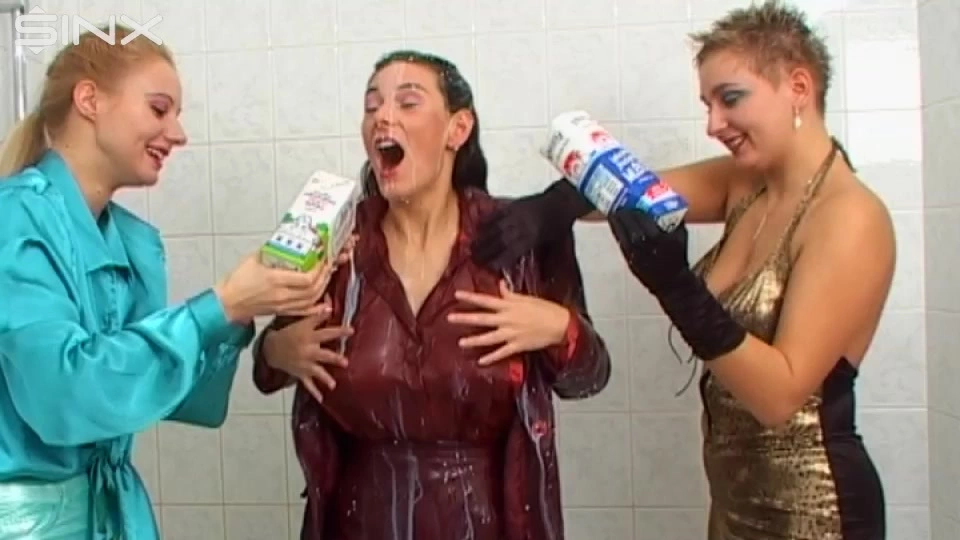 Milky Wet And Messy Fun For Three Babes on sinx.preview.netperv.com