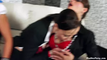 Badass Gangbang Babes In Black Screencap 12 on sinx.preview.netperv.com