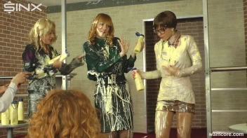 Models Cover Each Other With Slippery Food Substance Screencap 14 on sinx.preview.netperv.com