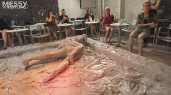 Muddy Wrestling: Busty Satin, Leather/Denim & Casual Slam - 3 Amateur Battles - Audience vs Audience Screencap 16 on sinx.preview.netperv.com