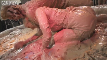 Muddy Wrestling: Busty Satin, Leather/Denim & Casual Slam - 3 Amateur Battles - Audience vs Audience Screencap 25 on sinx.preview.netperv.com